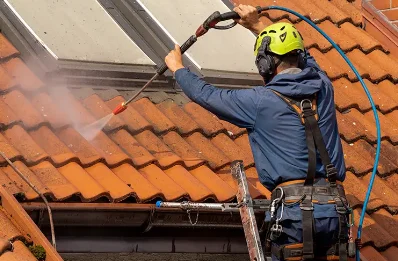 Démoussage et hydrofuge de toiture à Saint-Fromond